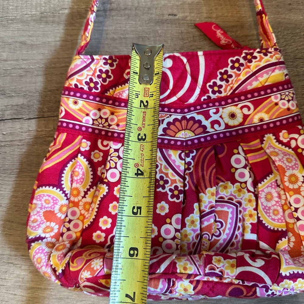 Vera Bradley Raspberry Fizz Paisley Small Mini Bag - Picture 3 of 6